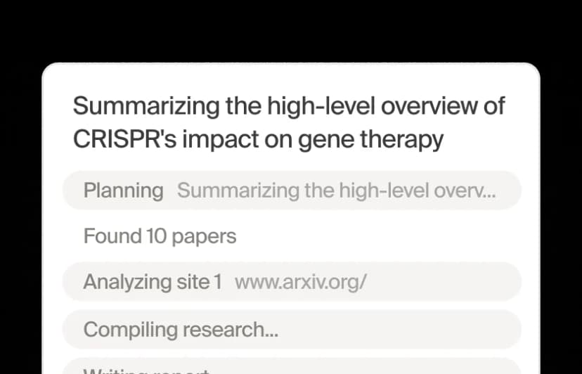 Research API endpoint content