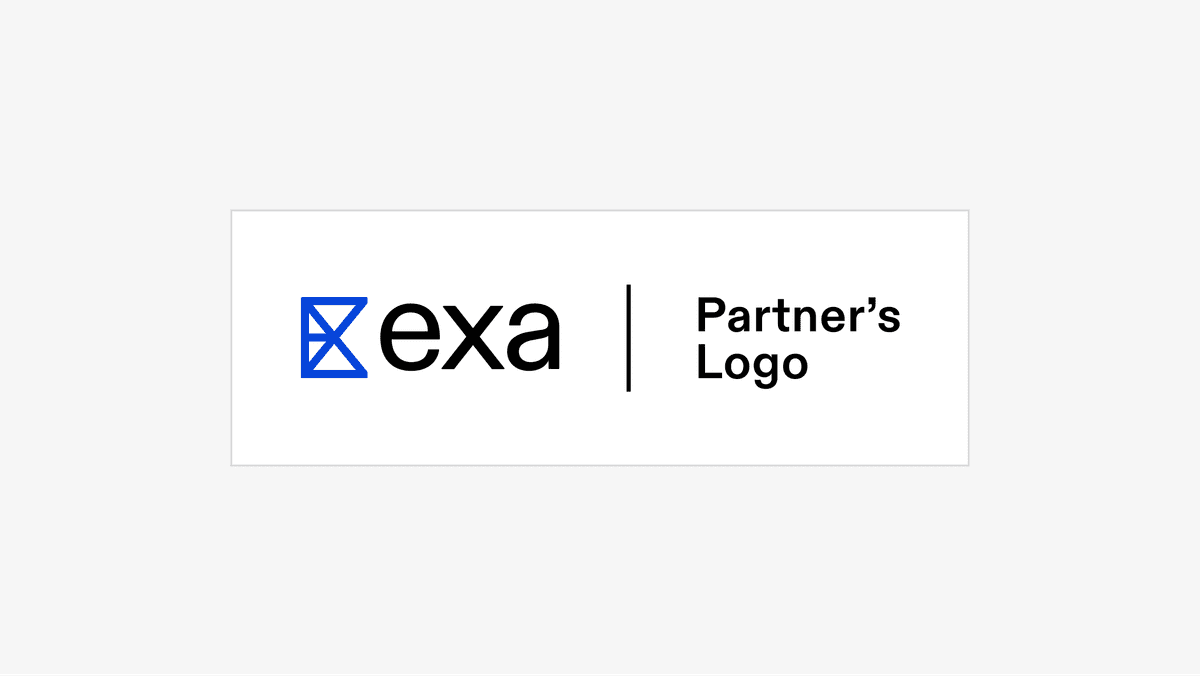 Exa Partnership Logo Example