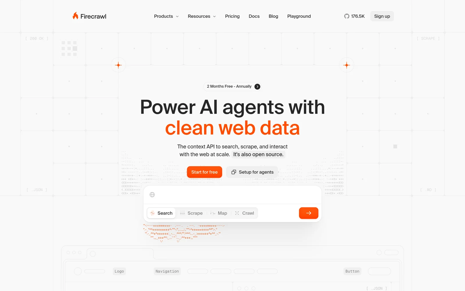 Firecrawl homepage